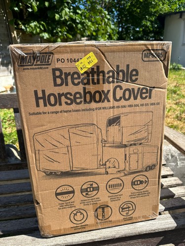 Horse box full cover green - horse,