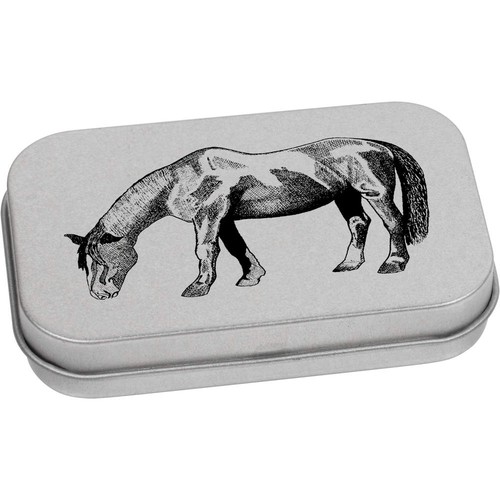 Grazing horse metal hinged - 'grazing,