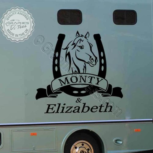 Horse box stickers custom - stickers,